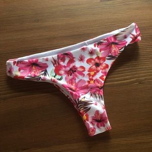 Calico print bikini bottoms